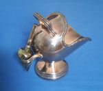Vintage Silver Plated Novelty Sugar Scuttle with Original Scoop (1920s)