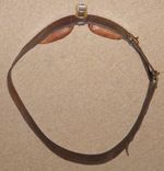 Vintage 1960s Military Cavalry Brown English Leather Roller By Hobson & Sons