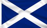SCOTLAND FLAG ST ANDREWS GIANT 8X5 FT NAVY SCOTTISH SCOTS HUGE LARGE FOOTBALL