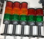 Siemens Light Tower Lot of 5 8WD4-300-1AB 8WD4-300-1AC 8WD4-300-1AD 8WD4-308-0AA
