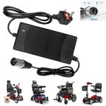 24V 2A XLR Battery Charger 3 PIN | Mobility Scooter Wheelchair Power Supply UK