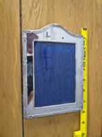 Vintage Solid Silver Photograph Photo Frame Desktop Wooden Easel Back 1988