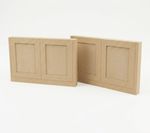 Made to measure Alcove Fronts with Double shaker doors. Ready to fit. 