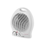 Warmlite Thermo Fan Heater with 2 Heat Settings and Overheat Protection, White,