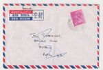 1971 Cover Forces Air Mail RAF Masirah Oman FPO 567 to RAF Jufair Bahrain