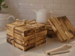 Handmade Rustic Coasters Extra Chunky 20mm