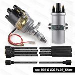 Electronic Distributor Ford 100E Consul Anglia Prefect 8mm HT Leads Viper Coil