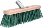 30 cm Street and Paving Broom with PET Bristles, Beech Wood Handle