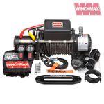ELECTRIC WINCH 12V 4x4 13,000lb MILITARY SPEC MADE BY WINCHMAX SYNTHETIC ROPE
