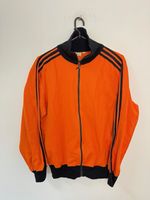 VINTAGE ADIDAS FOOTBALL ORANGE JACKET SOCCER SHIRT JERSEY SIZE L ADULT