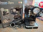 Swan Retro Coffee Machine - Black