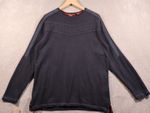 Harley-Davidson Sweatshirt Unisex Medium Black Embroidered Heavyweight Jumper