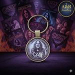 Ozzy Osbourne Keyring 1 inch Pendant Bronze Metal Gothic Rock Music Gift