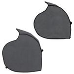 KCT 2 PACK MOTORCYCLE TYRE WARMER COVER SET 17 INCH TIRE OVERSKINS BLANKETS WIND