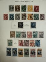 ARGENTINE REPUBLIC Postage Stamps 1896-98, And 1899 Used 