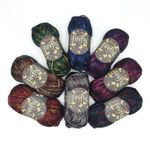 Firefly Aran Metallic Shimmer King Cole Crochet Knit  Beetle Dragonfly Yarn 100g
