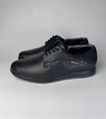 Men Mephisto Heels Black Leather 43