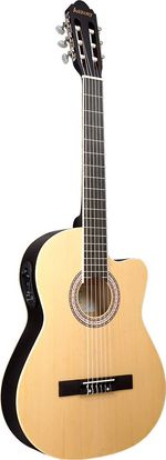 Ashbury AGC-320EC Classical Guitar, full size Thin Body at Hobgoblin Music