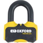 Oxford Nemesis 16mm Disc Lock Motorbike Motorcycle Security - Yellow