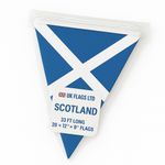 1 / 100 PACKS Scotland SKY Blue 10 Metre World Cup 2026 Flags Bunting