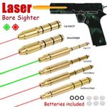 Tactical Laser Bore Sight .177/22LR/.223Rem/.38spl/.45ACP Red/Green Boresighter