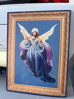 lavender & lace cross stitch chart ANGEL OF THE MORNING 53 not in origina packet