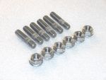 6x Stainless Exhaust Studs Flange Nuts Triumph Tiger 1050 1200 Explorer Trophy
