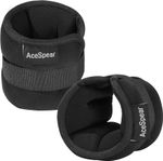AceSpear Adjustable Ankle Wrist Weights 2 x 1kg Pair Leg Arm Training Sandbags