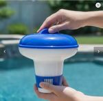 Floating Chlorine Dispenser Pool Chemical Floater Spa Hot Tub Tablet Holder UK