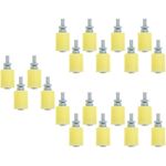 Reusable Nylon Sliding Gate Pulley Block Yellow Heavy Duty Guide Rollers