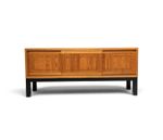 Vintage Retro Mid Century 1960s Swedish Pine Brutalist 6ft Sideboard Cabinet