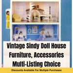 Vintage Sindy Doll House Furniture & Accessories Pedigree Toys MULTI LISTING