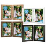 Double 6x4 Photo Frame 4x6 Picture Frame Twin Photo Frames 6" x 4" Triple Frames
