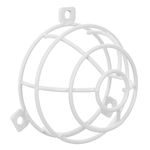White Metal Fire Sprinkler Protective Cover with Collision Defense for Home Use