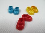 5 or 10 PAIRS TINY SMALL MINIATURE SIZED SHOES SHELLY DOLL'S HOUSE 1.5cm LENGTH
