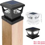 Solar Post Cap Lights Solar Post Lights Deck Fence Post Lights for 3x3 4x4 inch