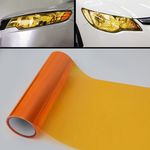 Headlight Tint Orange 600mm x 300mm Self Adhesive