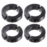 4pcs Double Split Shaft Collar for 1-1/4" Rod 2-1/16" OD 1/2" Clamp-On Collar