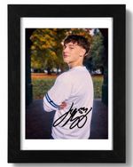 Josh Olliver December 10 Signed Autograph PHOTO Pre Print Music 6x4/A4/ Framed