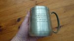 1969 ORIGINAL PEWTER TANKARD TO JOCK D KEENAN  FROM 40 COMMANDO ROYAL MARINES