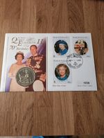Coin Cover FDC Queen Elizabeth s 70 Th Birthday Turks And Caicos 5 Dollar Coin