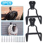 Hanger Reel Hose Storage Hook Bracket Metal Garden Hose Holder Wall Mounted Hose
