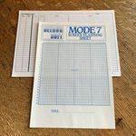Beebug Soft Screen Planning Sheet/RS Components Programme Sheets *1980s Set Prop