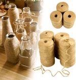 10m-1000m Metre Natural Brown Shabby Style Rustic Twine String Shank Craft Jute!