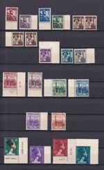 Egypt 1953 Queen Nefertiti and Agriculture, Soldier & Sultan Hussein Mosque MNH