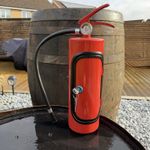 Mini Bar Cabinet Fire Extinguisher Shape Bottle Cabinet Storage Decoration