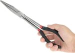 11" Long 275mm Straight Nose , Extra Long Reach Needle Nose Pliers With Grip