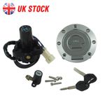 Ignition Switch Fuel Gas Cap Seat Lock Set For Yamaha MT03 YZF R6 R1 FZ1 FZ6 UK