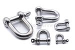 Stainless steel dee shackles D 4mm 5mm 6mm 8mm boat marine grade 316 A4