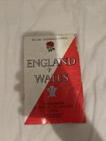 1976 England v Wales 5 Nations Grand Slam International Rugby Programme
